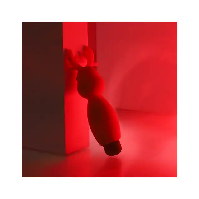 Erospace - Sweet Play Mini Rendeer Vibrator. Mini wibrator w kształcie renifera, dyskretna przyjemność zawsze pod ręką