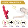 Erospace - Sweet Play G-spot Vibrator with Thrusting.  Wibrator z funkcją ruchu posuwistego, intensywna stymulacja punktu G i łechtaczki