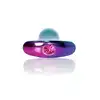 Bseries -  Jewellery Multicolour Plug Pink M. Ekskluzywna biżuteria analna z różowym diamencikiem, idealna dla miłośników stylowych i komfortowych doznań