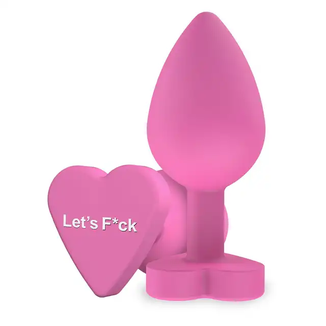 ToyJoy - Anal Play Booty Sweethearts Lets Fuck. Uroczy różowy korek analny idealny dla ciebie!