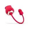 Teazers - Rose Vibrator and Clitoris Stimulator. Wielofunkcyjny wibrator do łechtaczki i jajeczko wibrujące, luksusowy wibrator duo w formie róży