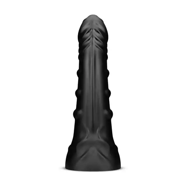 BUTTR - Black Hawk Curved Anal Dildo. Czarne zakrzywione dildo analne B intensywna stymulacja prostaty