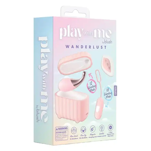 Blush - Play with me Wanderlust Pink. Niesamowity zestaw dwa miniwibratory, precyzyjny mini wand i bezprzewodowe jajeczko sterowane pilotem!