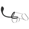 Black Velvets - Cock&amp;Ball Ring with Butt Plug - Korek analny z pierścieniami na penisa i jądra 3w1. Idealny także do stymulacji prostaty.