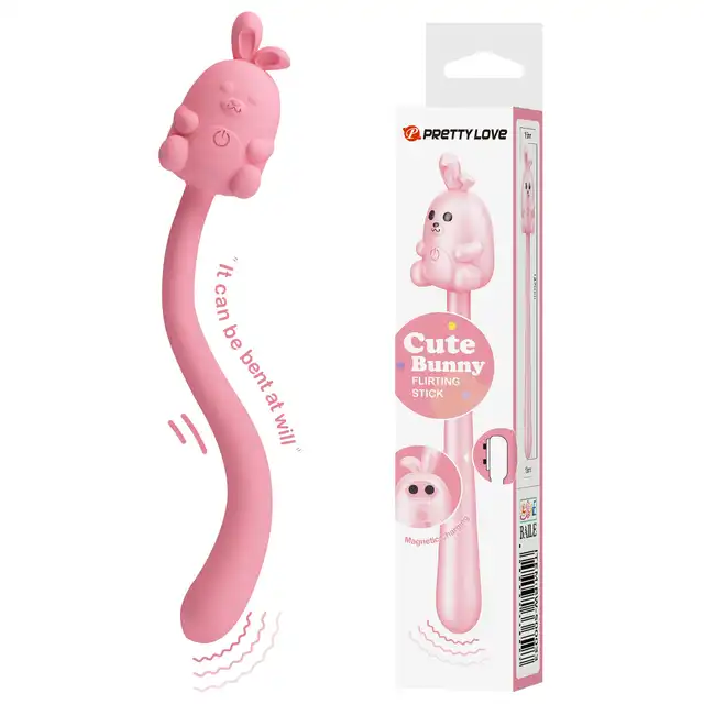 Pretty Love - Cute Bunny. Uroczy masażer z 7 trybami wibracji łączący subtelność designu z intensywną stymulacją