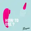 Teazers - Tapping Clitoris Stimulator. Wibrator łechtaczkowy z technologią pulsującą, precyzyjna stymulacja łechtaczki dla intensywnych orgazmów