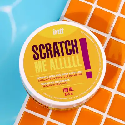 Intt – Scratch Me Alllll! Zmysłowy żel złuszczający do ciała i okolic intymnych z mikrosferami.