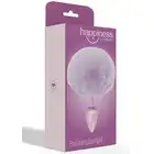 Happiness - Enchanting Bunnytail Buttplug Purple - Słodki fioletowy korek analny z mięciutki króliczym ogonkiem.