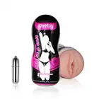 LoveToy - Sex In A Can. Realistyczny masturbator z wibracją, wykonany z cyberskóry, imitujący prawdziwe doznania