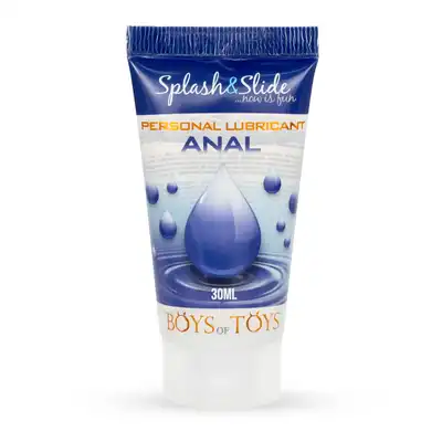 Boys Of Toys - Personal Anal Lubricant Splach &amp; Slide 30 ml.  Wodny żel nawilżający do komfortowego seksu analnego