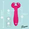 Teazers - Pair Vibrator. Różowy wibrator wielofunkcyjny dla par, eksplozja wrażeń dla dwojga