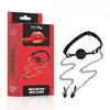 Erospace - Wild Play Mouth Gag with Nipple Clamps. Knebel z zaciskami na sutki – intensywna kontrola i podwójna rozkosz