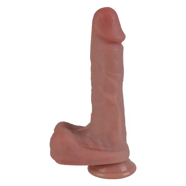 Erospace - Natural Play D2. Realistyczne dildo 20,6 cm wyjątkowa przyjemność z wysokiej jakości silikonu