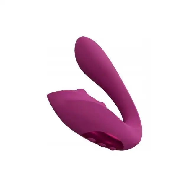 Vive - Yuki G-Spot Vibrator with Massaging Beads Pink. Nowoczesny wibrator podwójny do stymulacji punktu G z ruchomymi kulkami