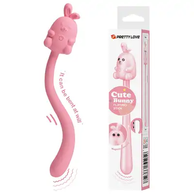 Pretty Love - Cute Bunny. Uroczy masażer z 7 trybami wibracji łączący subtelność designu z intensywną stymulacją