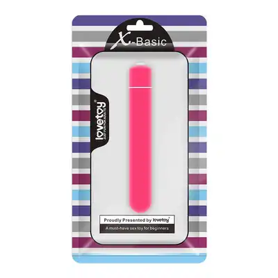 LoveToy - Miniwibrator X-Basic Bullet 10 Speeds. Moc i dyskrecja w różowym wydaniu
