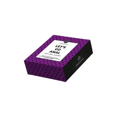 Pleasure Box - Let`S Go Anal For Anal Lovers. Zestaw erotycznych gadżetów analnych z wtyczkami i akcesoriami do higieny