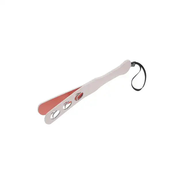 Sportsheets - Peaches `n CreaMe Paddle. Kremowa packa z wyciętą słodką brzoskwinką, uroczy gadżet BDSM