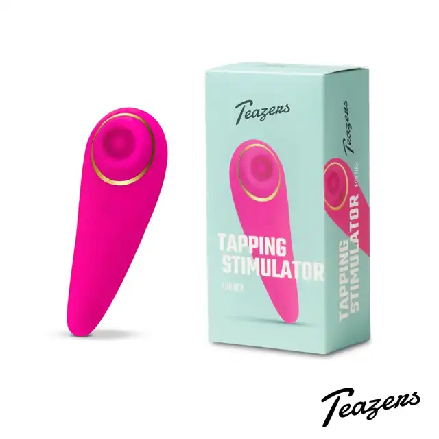 Teazers - Tapping Clitoris Stimulator. Wibrator łechtaczkowy z technologią pulsującą, precyzyjna stymulacja łechtaczki dla intensywnych orgazmów
