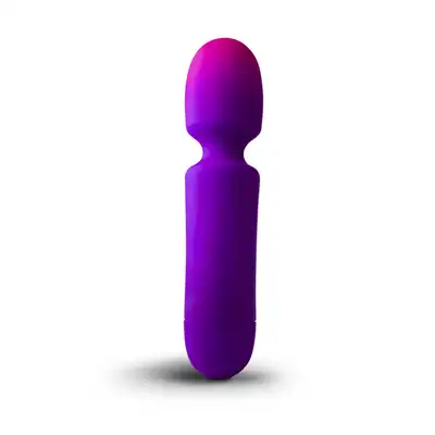 Rocks Off - Glo-Girl Wand Purple. Mini wand o potężnych wibracjach, doskonały do wspólnego użytku.