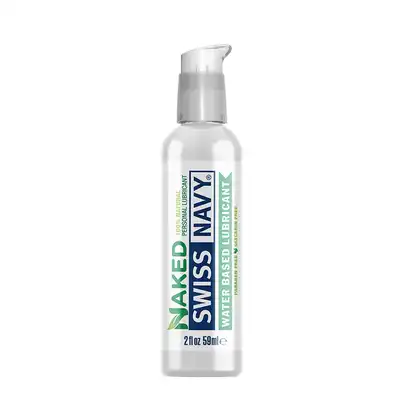Swiss Navy - Naked All Natural. Hipoalergiczny, wodny lubrykant, bez parabenów, o zapachu aloesu 59ml