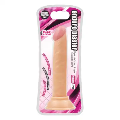 LoveToy - Enduro Blaster. Realistyczne 5-calowe dildo z przyssawką – bezpieczne dla skóry i wodoodporne