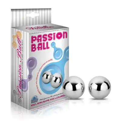 LoveToy - Kulki Passion Dual Balls ze stali nierdzewnej. Trening mięśni dna miednicy, wibrująca przyjemność