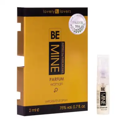 Lovely Lovers - Be MIne Original Parfum Woman 2ml. Damskie feromony z feromonami, stworzone z myślą o przyciąganiu uwagi i podkreślaniu osobowości kobiet typu alfa