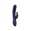 Vive Mika - Triple Motor - Vibrating Rabbit with Innovative G-Spot Flapping Stimulator - Purple