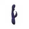 Vive Mika - Triple Motor - Vibrating Rabbit with Innovative G-Spot Flapping Stimulator - Purple
