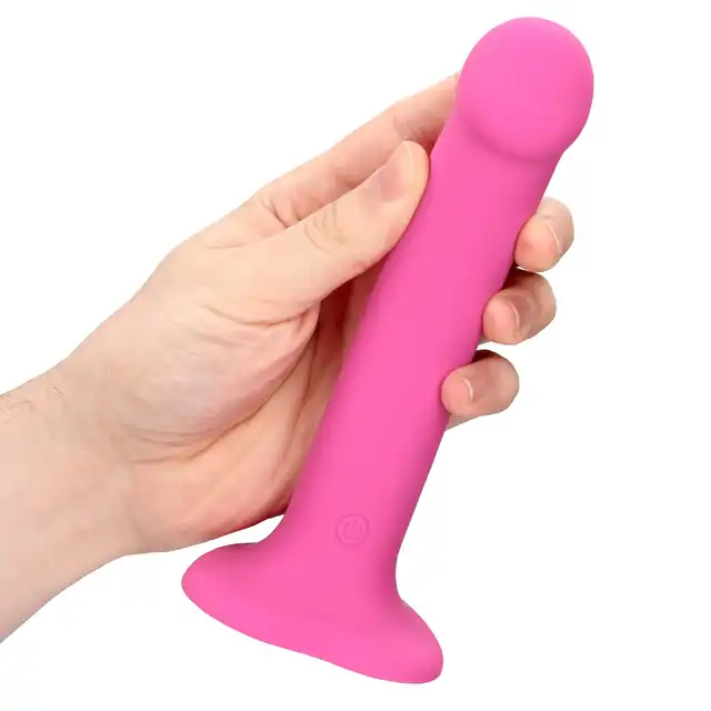 Loveline - Non-Phallic Vibrating Dildo Powerful Pink. Wibrujące dildo zaprojektowane z myślą o jak największym komforcie
