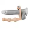 Lovetoy - Ultra Soft Double 6 inch. Wibrujący pierścień erekcyjny z funkcją podwójnej penetracji, dodaje pasji i intensywności