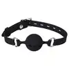 Erospace - Wild Play Mouth Gag with Silicone Ball. Knebel z silikonową piłką, subtelna kontrola i intensywne doznania