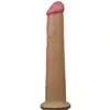 LoveToy - Nature Cock 10 Inch Dual Layered. Dwuwarstwowy, realistyczny wibrator z 10 trybami wibracji i obrotów