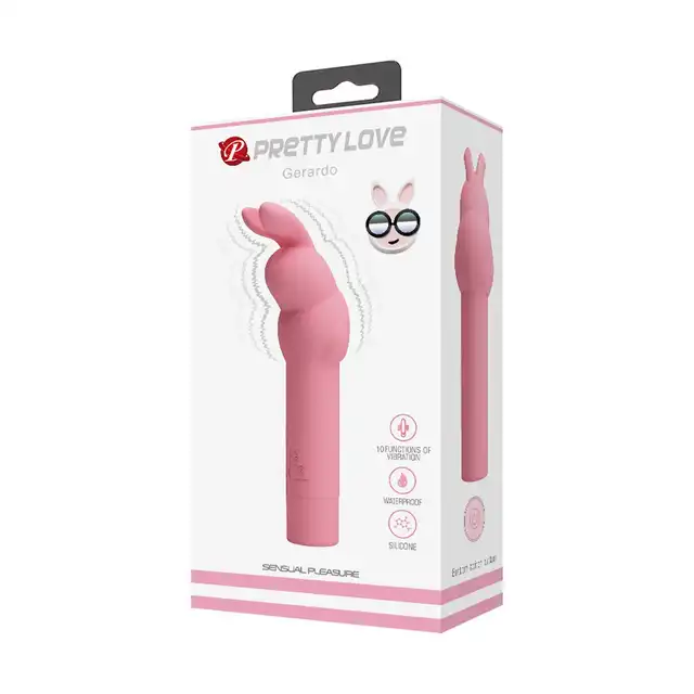 Pretty Love - Gerardo Light Pink.  Kompaktowa moc i luksusowa stymulacja łechtaczki!