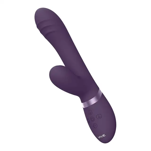 Vive - Tani Finger Motion with Pulse-Wave Vibrator Purple. Wibrator z technologią pulsacyjną i ruchem palca dla intensywnej stymulacji