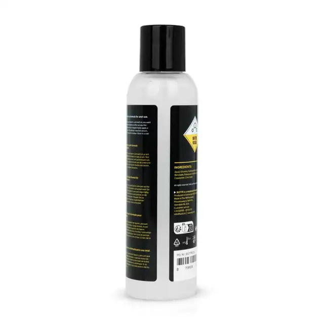 Buttr - Sperm White Lubricant - 150 ml. Wydajny lubrykant na bazie wody imitujący konsystencję i wygląd spermy. 