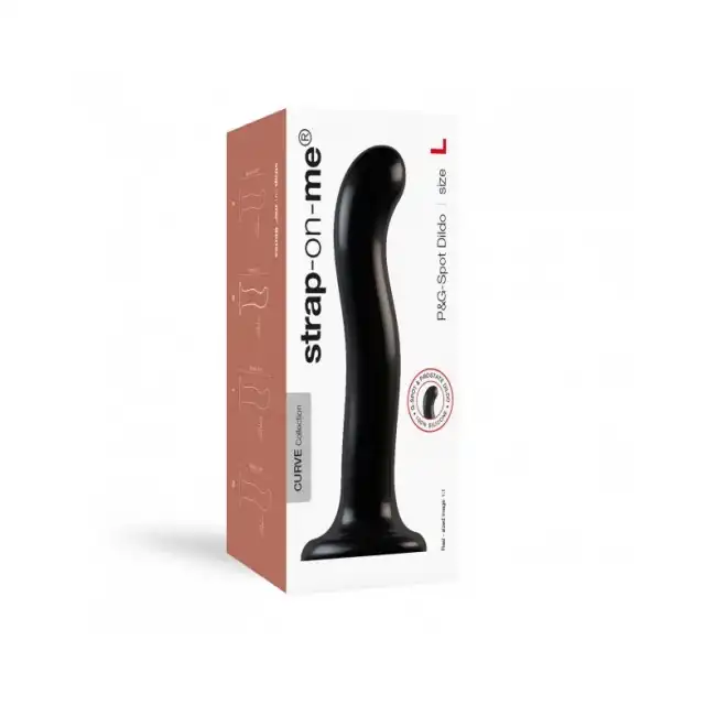 Strap-on-me - G and P Spot Stimulation Dildo L. Intensywna stymulacja punktów G i P