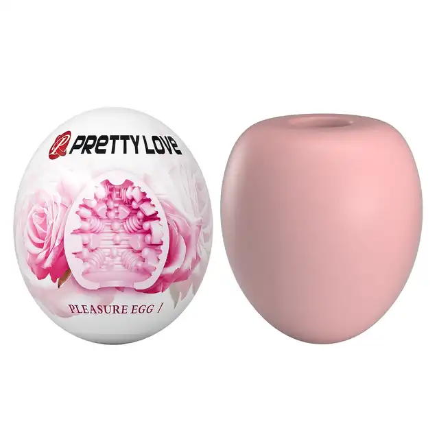 Pretty Love - Pleasure Egg. Nowy masturbator kieszonkowy o żebrowej strukturze i elastycznym materiale!