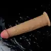 LoveToy - Wibrator 9.0'' Dual Layered Platinum Silicone Rotator. Realistyczne doznania, nowoczesna technologia