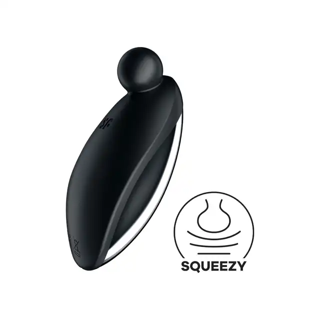 Satisfyer - Spot On 2 Black. Wyjątkowo precyzyjny stymulator łechtaczki z aż 12 programami wibracji!