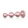 Rosy Gold - Metal Butt Plug Set 3 Pieces Rose Gold. Elegancki zestaw metalowych wtyczek analnych o wyjątkowej konstrukcji