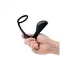 B-Vibe - Ringer Cock Ring and Plug. Ring ze stymulacją prostaty, wodoodporny