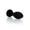 B-Series - Silicone Plug Clear L. Ekskluzywny plug analny z silikonowym wykończeniem i eleganckim diamencikiem w rozmiarze L
