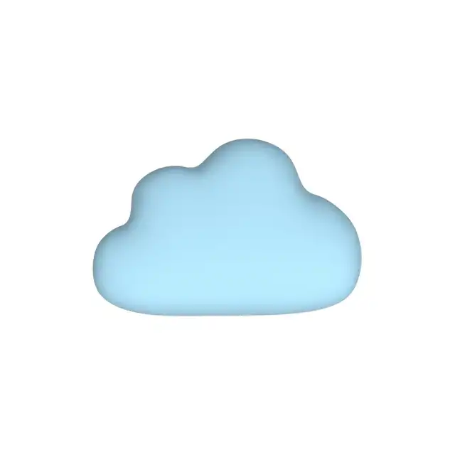 Blush - Play with me Cuddle Cloud Body Massager Blue. Uroczy stymulator łechtaczki w kształcie chmurki