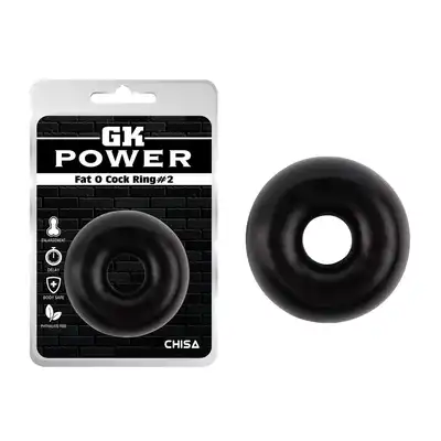 Chisa - GK Power Fat O Cock Ring#2. Elastyczny ring erekcyjny zwiększający intensywność doznań