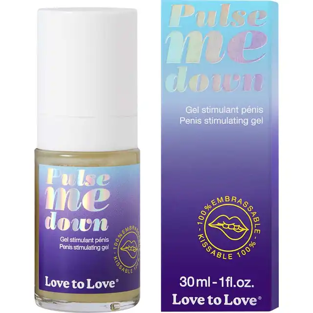Love to Love - Pulse me down. Stymulujący żel do penisa. Delikatne rozgrzewające działanie z nawilżającą, kremową formułą na bazie naturalnych składników
