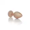 B-Series - Pearl Gold Plug Clear M. Plug analny ze stali nierdzewnej z eleganckim diamencikiem w rozmiarze M