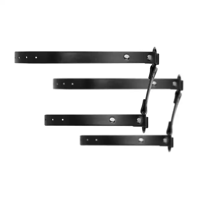 Bedroom Fantasies – Thigh Harness Black. Zabezpieczający pas na uda z metalowymi pierścieniami