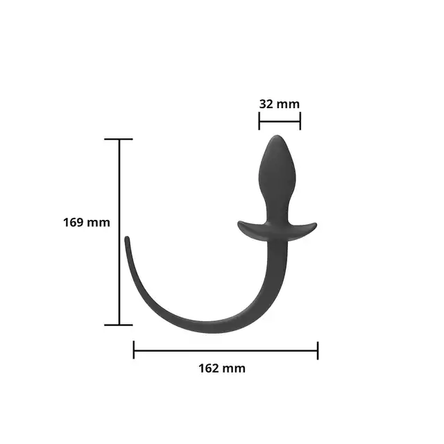 Erospace - Wild Play Anal Plug With Tail. Silikonowy korek analny z ogonem. Pikanteria, która pobudza zmysły!